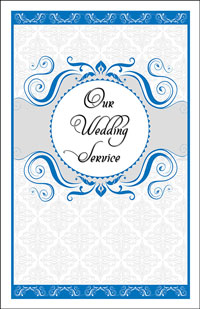 Wedding Program Cover Template 13B - Graphic 10